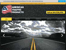 Tablet Screenshot of americantrafficproducts.com